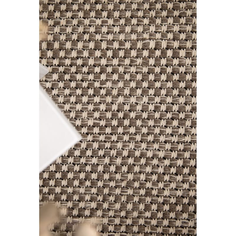 Uldtæppe Vasa - 140x200 cm, Greige - Tekstiler - Tæpper - Moderne tæppe - Uldtæppe