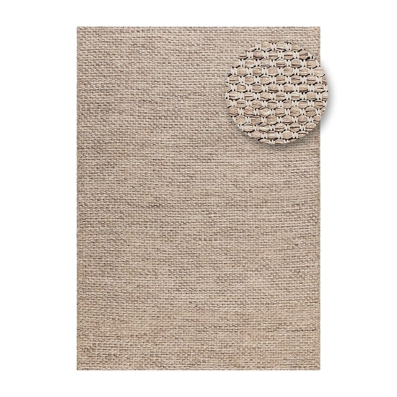 Uldtæppe Vasa - 140x200 cm, Linned - Tekstiler - Tæpper - Moderne tæppe - Uldtæppe