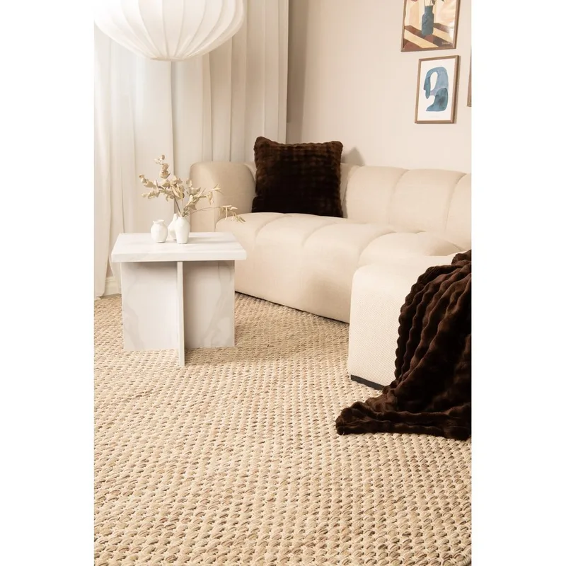 Uldtæppe Vasa - 140x200 cm, Linned - Tekstiler - Tæpper - Moderne tæppe - Uldtæppe