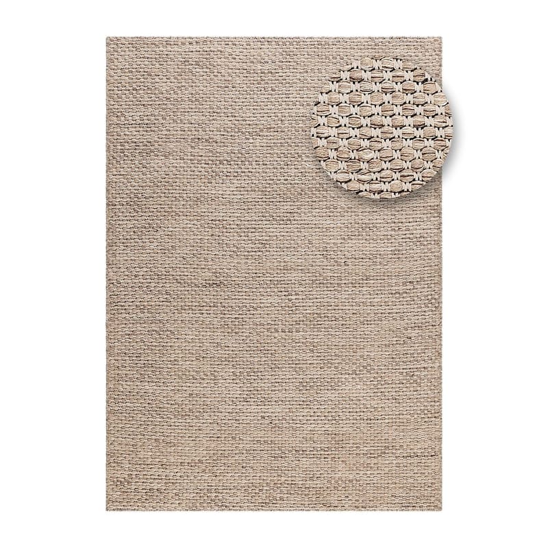 Uldtæppe Vasa - 140x200 cm, Linned - Tekstiler - Tæpper - Moderne tæppe - Uldtæppe