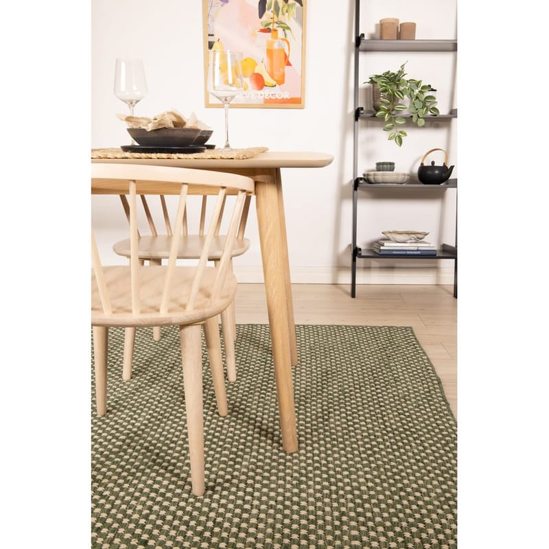 Uldtæppe Vasa - 240x340 cm, Emerald Green - Tekstiler - Tæpper - Moderne tæppe - Uldtæppe