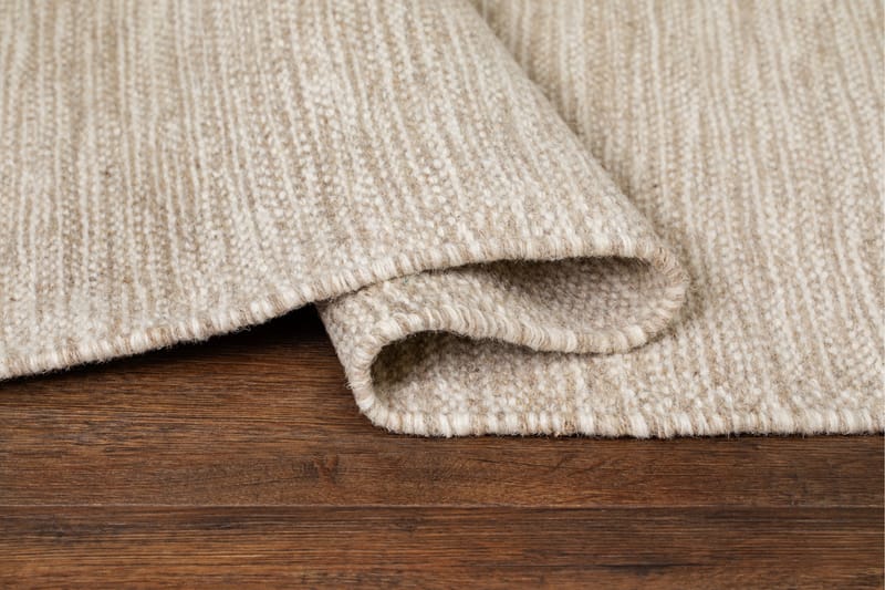 Birka Uldtæppe Rektangulært 75x150 cm - Linned - Tekstiler - Tæpper - Moderne tæppe - Uldtæppe
