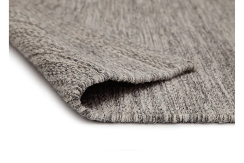 Birka Uldtæppe Rektangulært 75x230 cm - Sølv - Tekstiler - Tæpper - Moderne tæppe - Uldtæppe