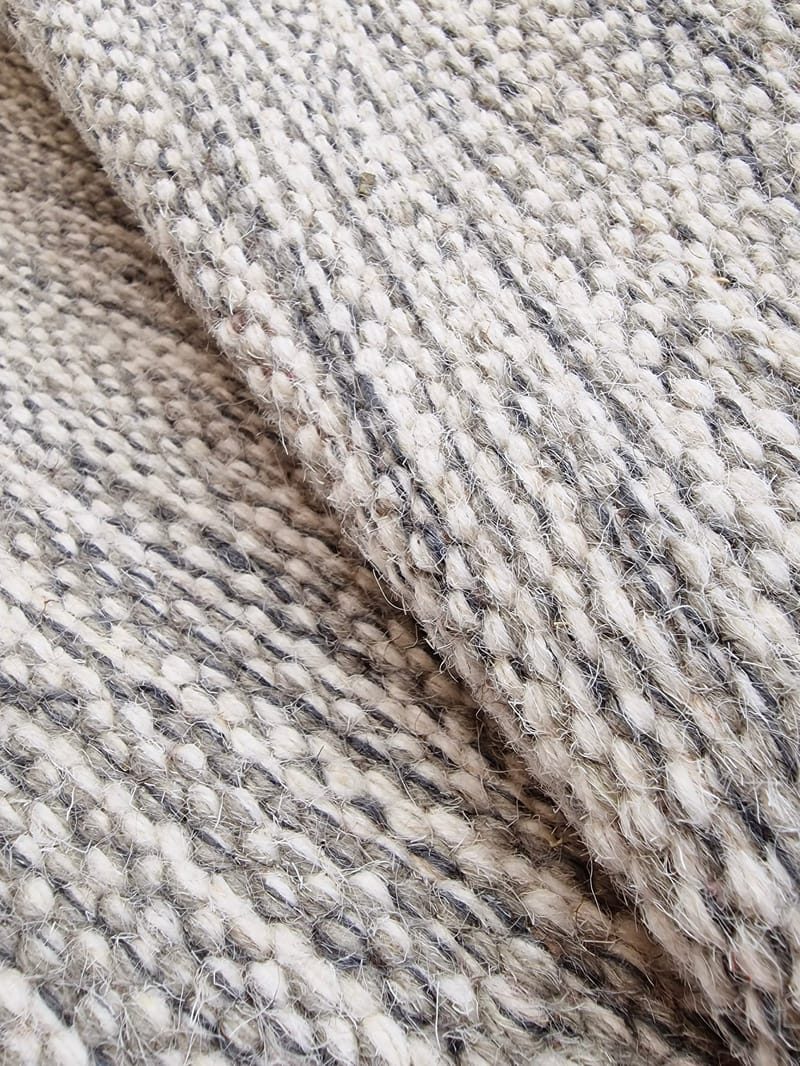 Birka Uldtæppe Rundt 120 - Tekstiler - Tæpper - Moderne tæppe - Uldtæppe