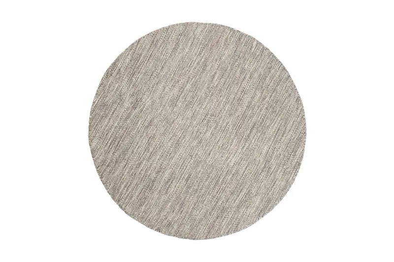 Birka Uldtæppe Rundt 120 - Tekstiler - Tæpper - Moderne tæppe - Uldtæppe