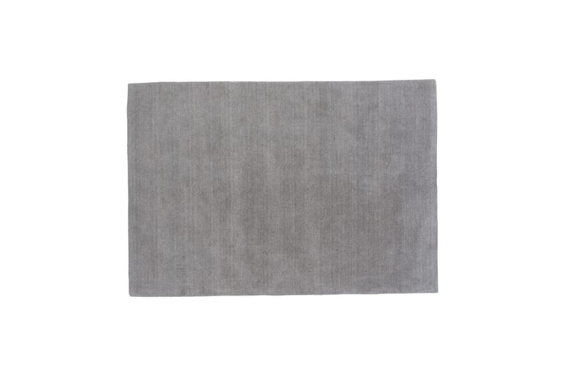 Bjurå Tæppe 160x230 cm - Lysegrå - Store tæpper - Uldtæppe - Håndvævede tæpper