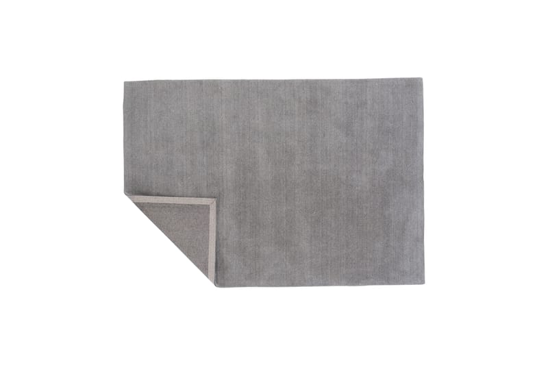 Bjurå Tæppe 160x230 cm - Lysegrå - Store tæpper - Uldtæppe - Håndvævede tæpper