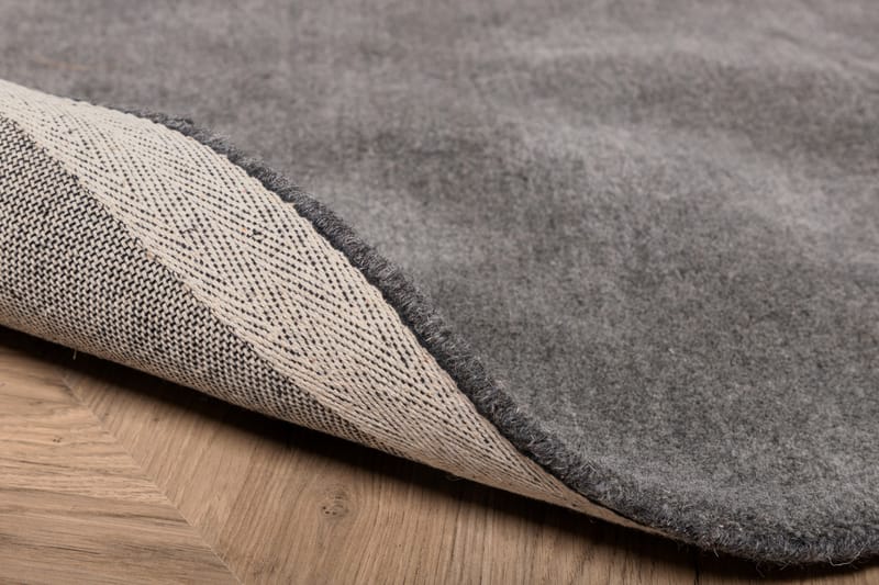 Bjurå Tæppe 200 cm - Grå - Uldtæppe - Håndvævede tæpper
