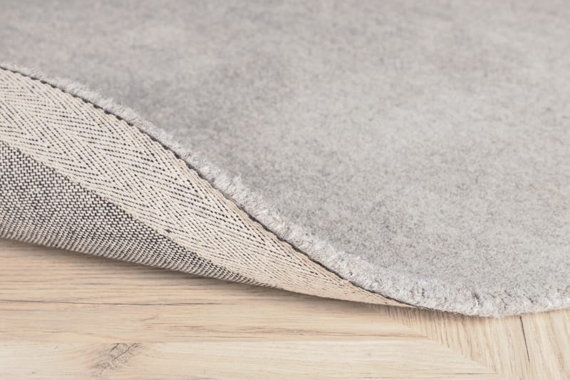 Bjurå Tæppe 200 cm - Lysegrå - Store tæpper - Uldtæppe - Håndvævede tæpper