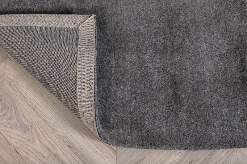Bjurå Tæppe 250x350 cm - Grå - Uldtæppe - Håndvævede tæpper