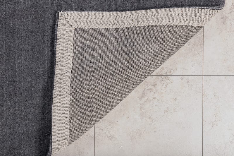 Bjurå Tæppe 250x350 cm - Mørkegrå - Uldtæppe - Håndvævede tæpper