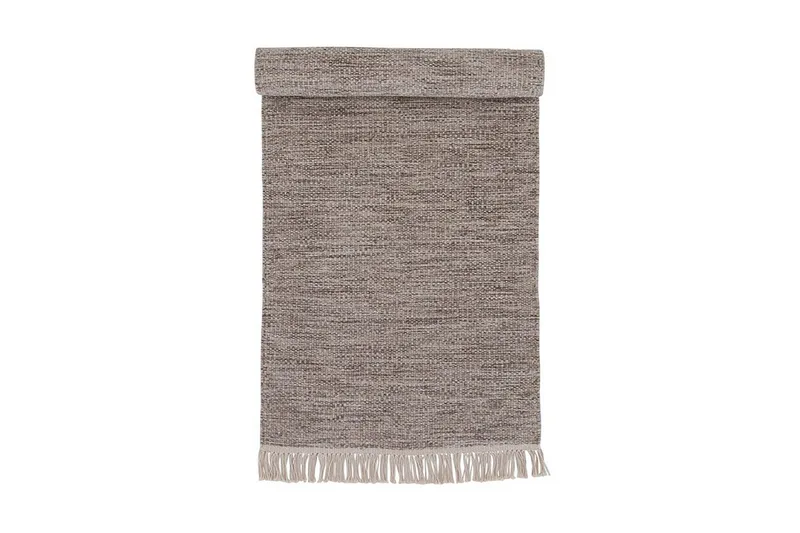 Cyrus Uldtæppe 80x250 cm - Beige - Tekstiler - Tæpper - Moderne tæppe - Uldtæppe