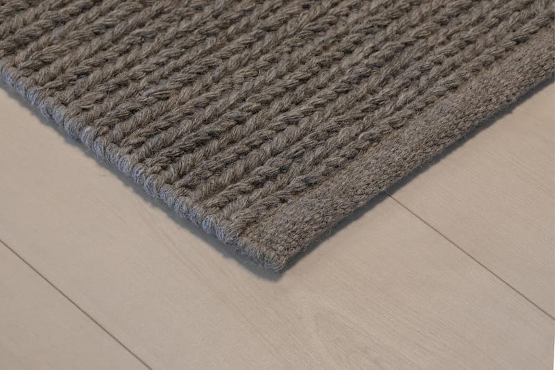 Dalarö Uldtæppe 140x200 cm - Grå - Tekstiler - Tæpper - Moderne tæppe - Uldtæppe
