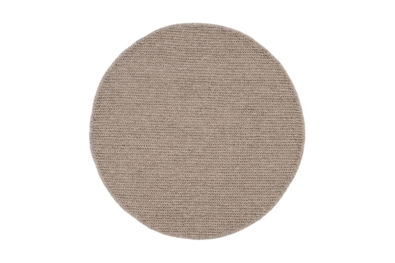 Dalarö Uldtæppe 200 cm Rund - Hør - Tekstiler - Tæpper - Moderne tæppe - Uldtæppe