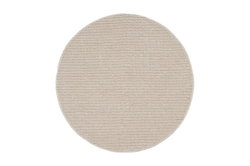 Dalarö Uldtæppe 200 cm Rund, Hvid