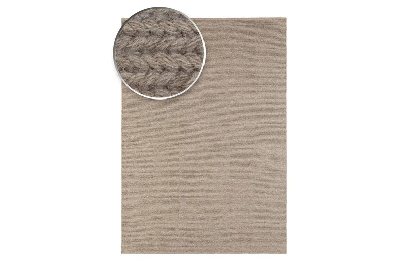 Dalarö Uldtæppe 240x340 cm - Hør - Tekstiler - Tæpper - Moderne tæppe - Uldtæppe