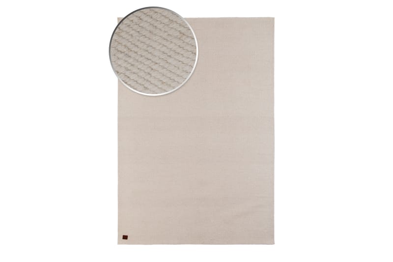 Ekeby Tæppe 160x230 cm - Hvid - Tekstiler - Tæpper - Moderne tæppe - Uldtæppe