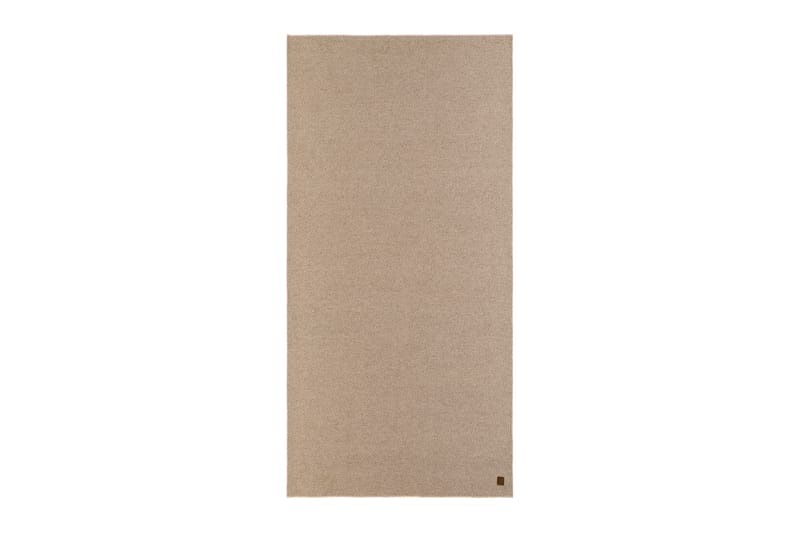 Ekeby Tæppe 75x150 cm - Lysebrun - Tekstiler - Tæpper - Moderne tæppe - Uldtæppe