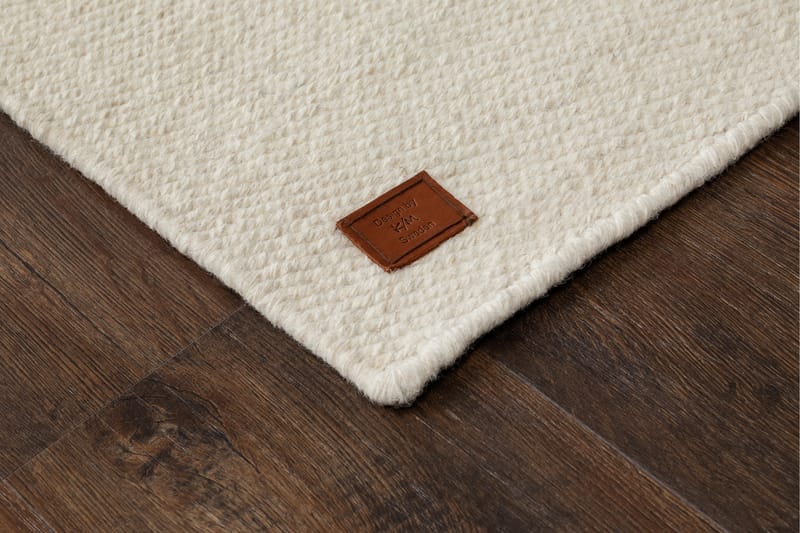 Ekeby Tæppe 75x230 cm - Hvid - Tekstiler - Tæpper - Moderne tæppe - Uldtæppe