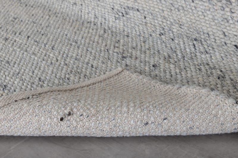 Ganga Uldtæppe 200x300 - Hvid/Grå - Tekstiler - Tæpper - Moderne tæppe - Uldtæppe