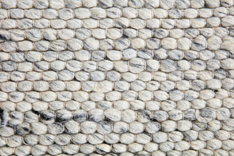 Ganga Uldtæppe 200x300 - Hvid/Grå - Tekstiler - Tæpper - Moderne tæppe - Uldtæppe