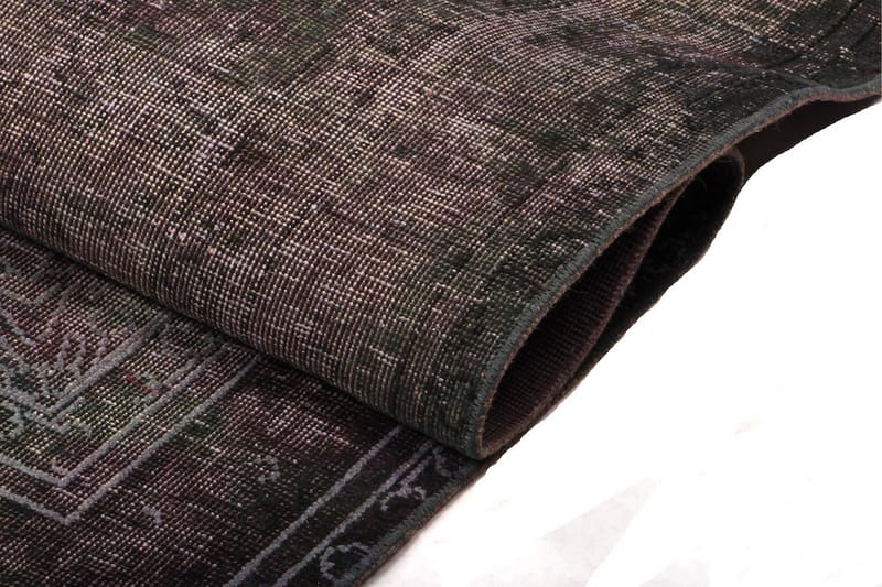Håndknyttet Vintage Tæppe Uld Lilla 140x190cm - Uldtæppe - Håndvævede tæpper