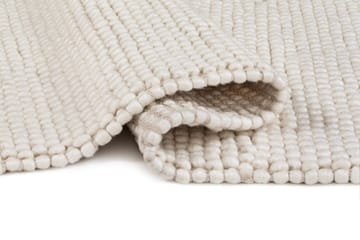 Håndvævet tæppe KM Home Bubble 75x230 cm Creme - Creme - Tekstiler - Tæpper - Moderne tæppe - Uldtæppe