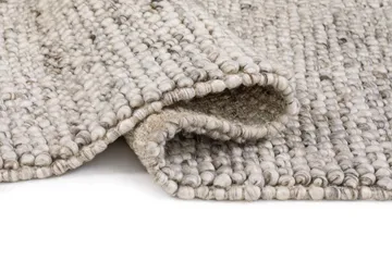 Håndvævet tæppe KM Home Bubble Kvadrat 240x240 cm Hør - hør - Tekstiler - Tæpper - Moderne tæppe - Uldtæppe
