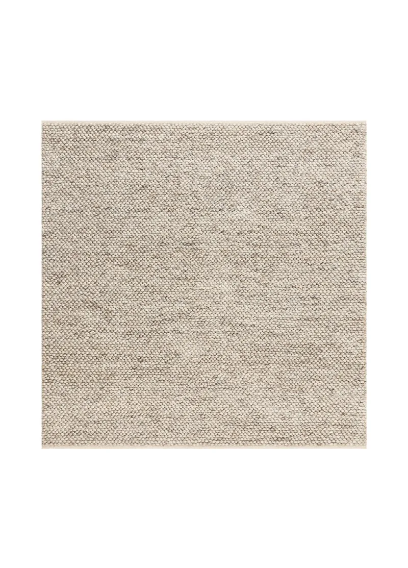 Håndvævet tæppe KM Home Bubble Kvadrat 240x240 cm Hør, hør