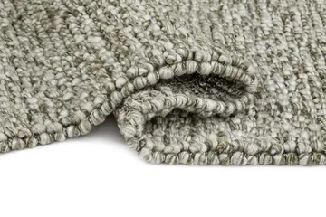 Håndvævet tæppe KM Home Bubble Kvadrat 240x240 cm Olivengrøn - Olivengrøn - Tekstiler - Tæpper - Moderne tæppe - Uldtæppe