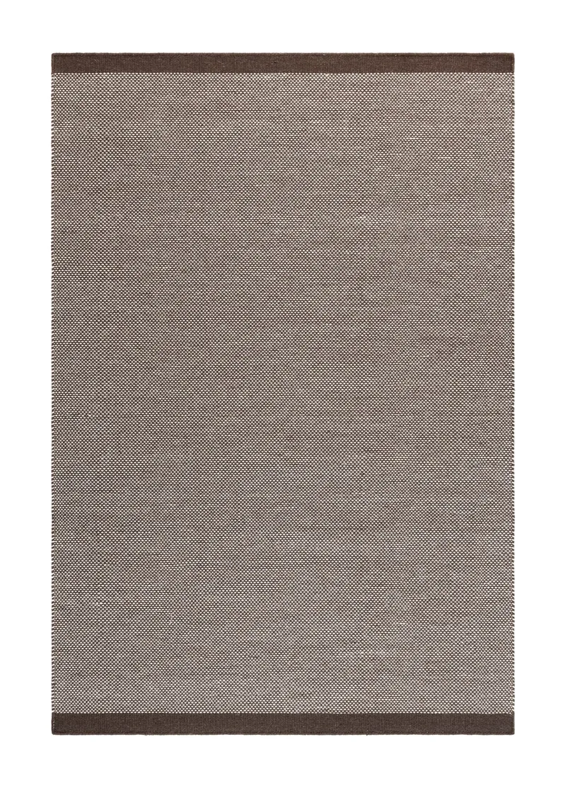 Håndvævet tæppe KM Home Sandhamn 200x300 cm Chokolade, Chokolade