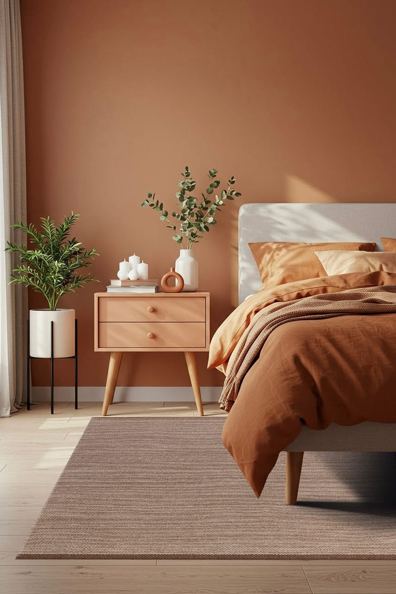 Håndvævet tæppe KM Home Sandhamn 300x400 cm Mørk hør - Mørk hør - Tekstiler - Tæpper - Moderne tæppe - Uldtæppe