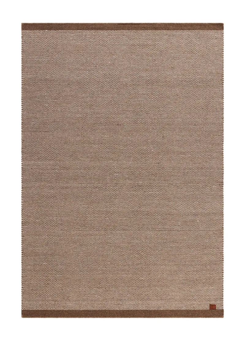 Håndvævet tæppe KM Home Sandhamn 300x400 cm Mørk hør, Mørk hør