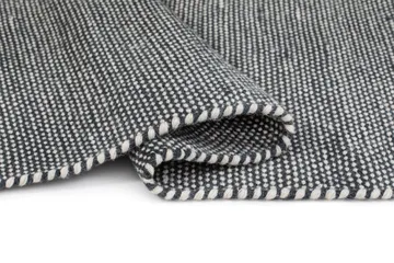 Håndvævet tæppe KM Home Sandhamn Kvadrat 250x250 cm Indigoblå - indigoblå - Tekstiler - Tæpper - Moderne tæppe - Uldtæppe