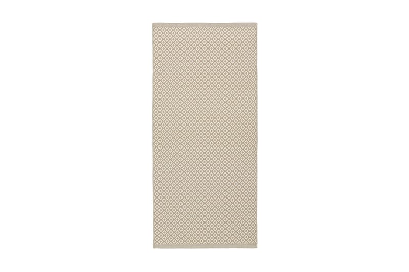 Horredsmattan Björkö Uldtæppe 75x200 cm Beige - Horredsmattan - Tekstiler - Tæpper - Moderne tæppe - Uldtæppe