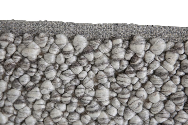Jajru Uldtæppe 250x350 - Lysegrå - Tekstiler - Tæpper - Moderne tæppe - Uldtæppe