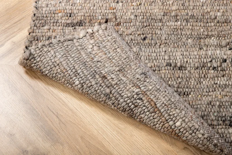Loump Uldtæppe 200x300 cm - Grå/Beige - Tekstiler - Tæpper - Moderne tæppe - Uldtæppe