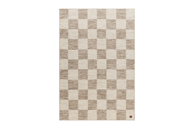 Moharan Uldtæppe 200x300 cm Rektangulært, Mørk beige