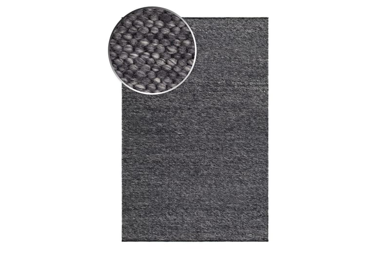 Skagen Uldtæppe 160x230 cm Rektangulært - Grafitmelange - Tekstiler - Tæpper - Moderne tæppe - Uldtæppe