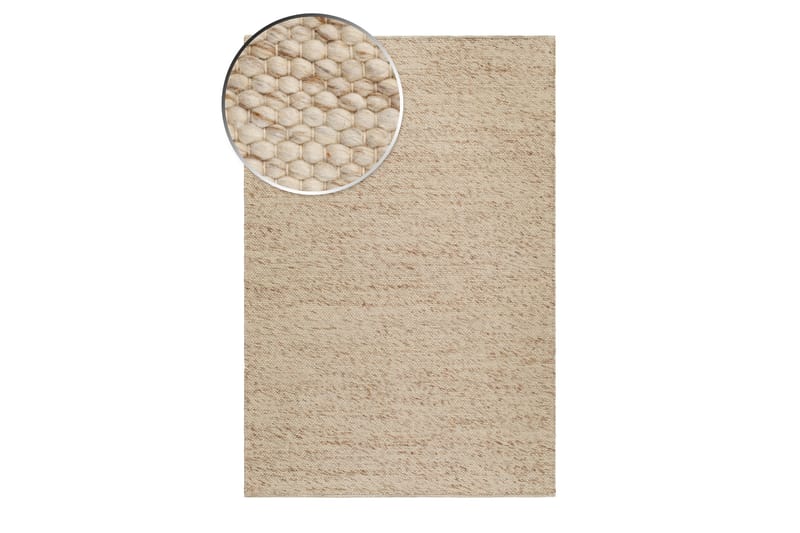 Skagen Uldtæppe 200x300 cm Rektangulært - Naturmelange - Tekstiler - Tæpper - Moderne tæppe - Uldtæppe