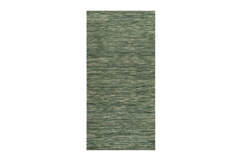 Skagen Uldtæppe 75x150 cm Rektangulært - Grønmelange - Tekstiler - Tæpper - Moderne tæppe - Uldtæppe