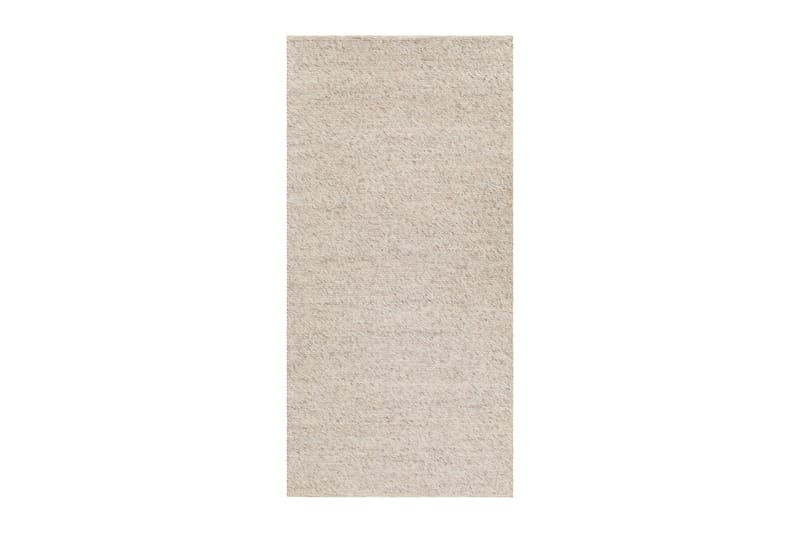 Skagen Uldtæppe 75x150 cm Rektangulært - Sandmelange - Tekstiler - Tæpper - Moderne tæppe - Uldtæppe