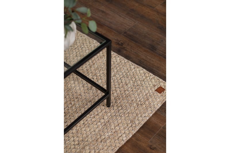 Torekov Uldtæppe 140x200 cm - Hør - Tekstiler - Tæpper - Moderne tæppe - Uldtæppe