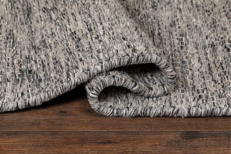 Torekov Uldtæppe 60x90 cm - Grå - Tekstiler - Tæpper - Moderne tæppe - Uldtæppe