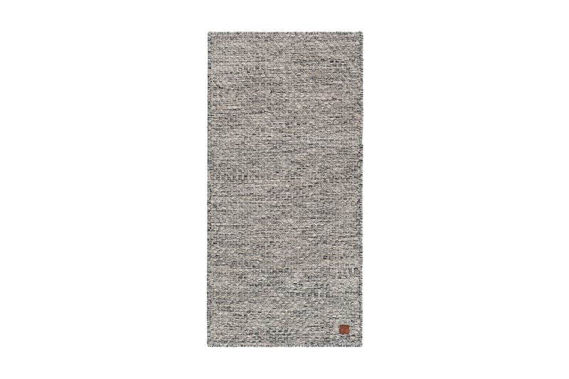 Torekov Uldtæppe 75x150 cm - Grå - Tekstiler - Tæpper - Moderne tæppe - Uldtæppe