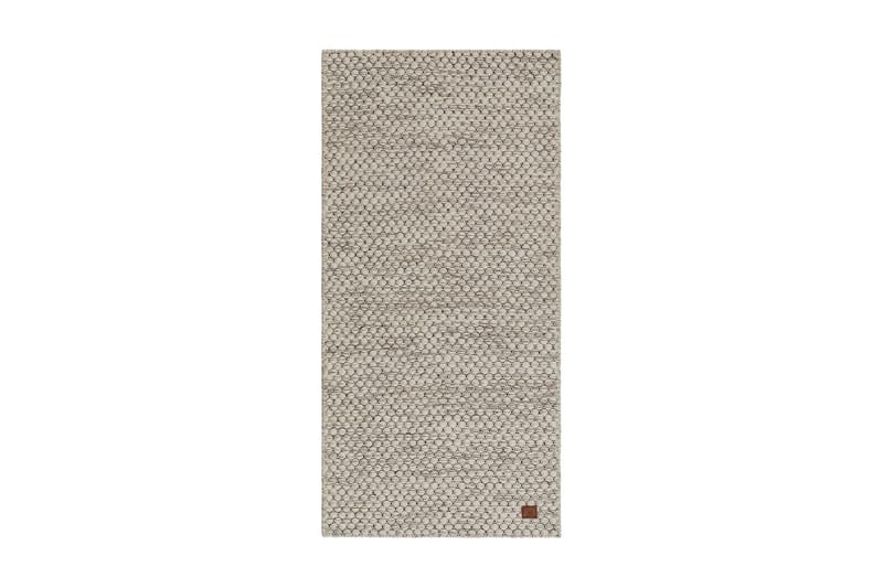 Torekov Uldtæppe 75x150 cm - Hvid - Tekstiler - Tæpper - Moderne tæppe - Uldtæppe