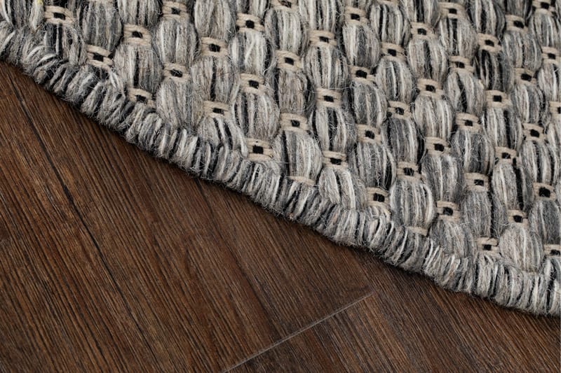 Torekov Uldtæppe Rund 300 cm - Grå - Tekstiler - Tæpper - Moderne tæppe - Uldtæppe