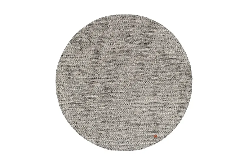 Torekov Uldtæppe Rund 300 cm - Grå - Tekstiler - Tæpper - Moderne tæppe - Uldtæppe