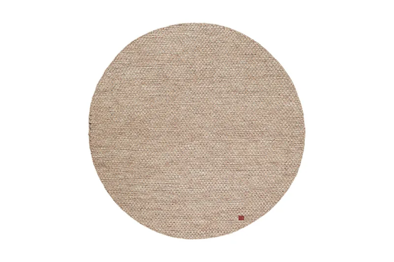Torekov Uldtæppe Rund 300 cm, Hør