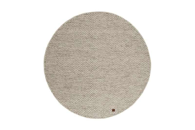 Torekov Uldtæppe Rund 300 cm - Hvid - Tekstiler - Tæpper - Moderne tæppe - Uldtæppe